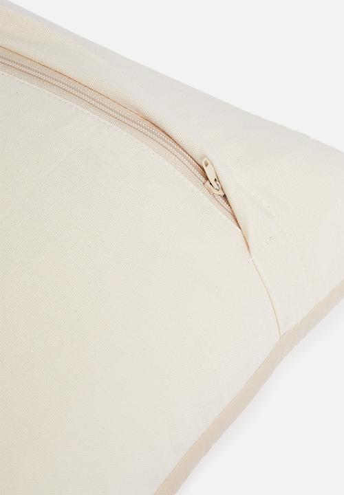 Sixth Floor - Arches quilted cushion cover - neutral