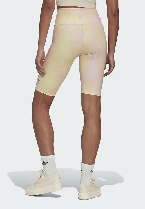 adidas Originals - Short legging - bliss lilac/almost yellow