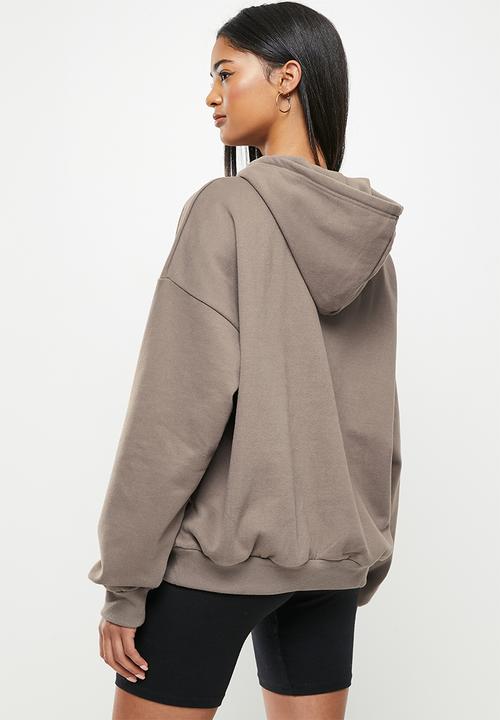 Factorie - Slouchy hoodie - burnt iron