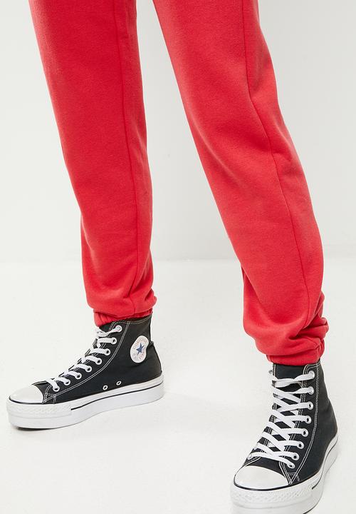 Factorie - Classic trackpant - ruby red