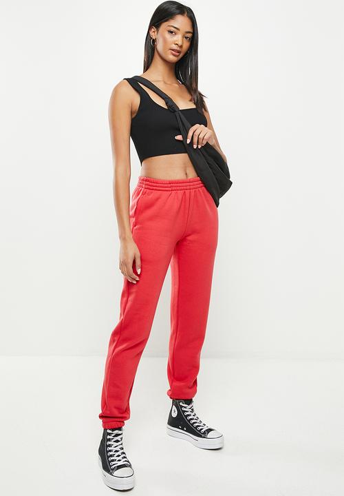 Factorie - Classic trackpant - ruby red