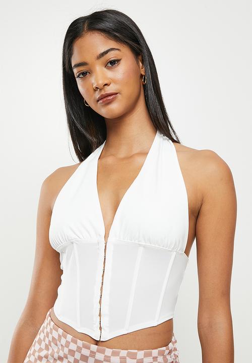 Supré  - Adley corset top - winter white