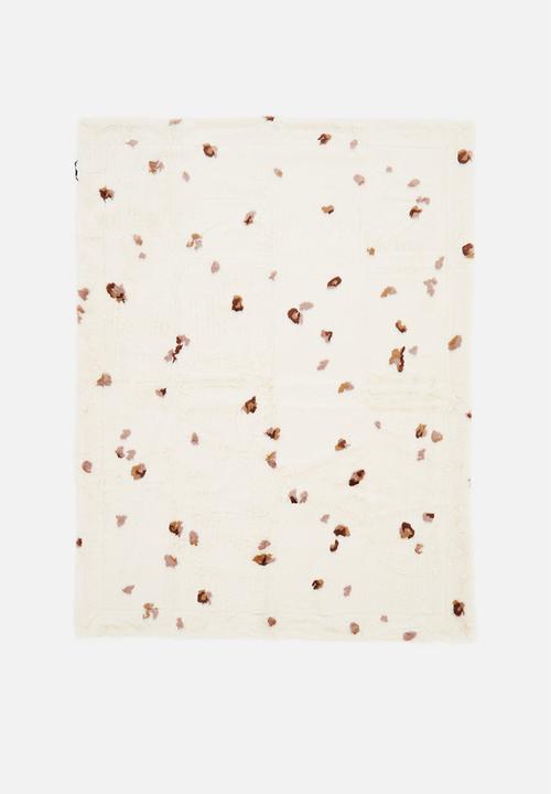 Linen House - Weston throw - vanilla