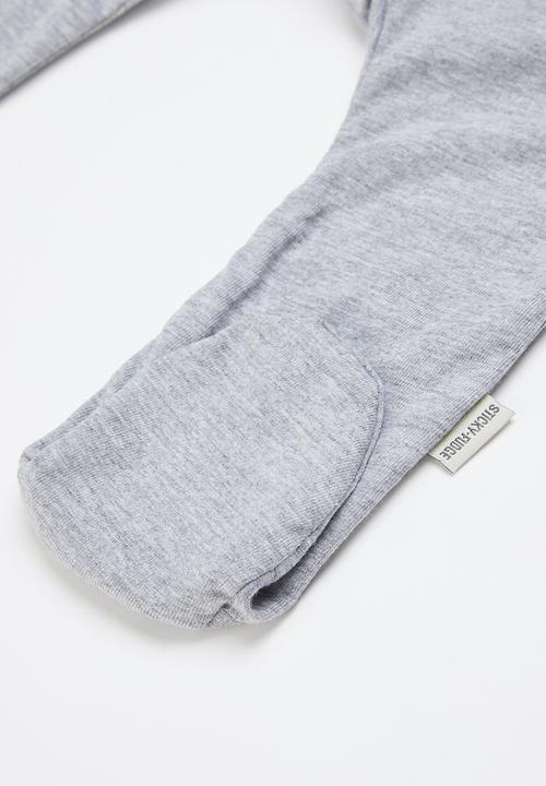 Sticky Fudge - Footed leggings - grey 