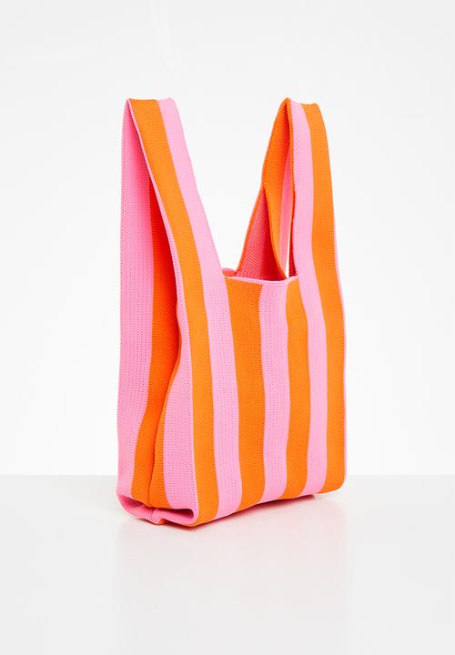 Superbalist - Marley shopper bag - orange & pink
