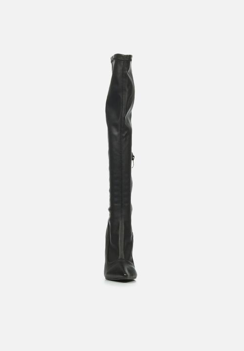 Miss Black - Boss 7 knee length boot - black