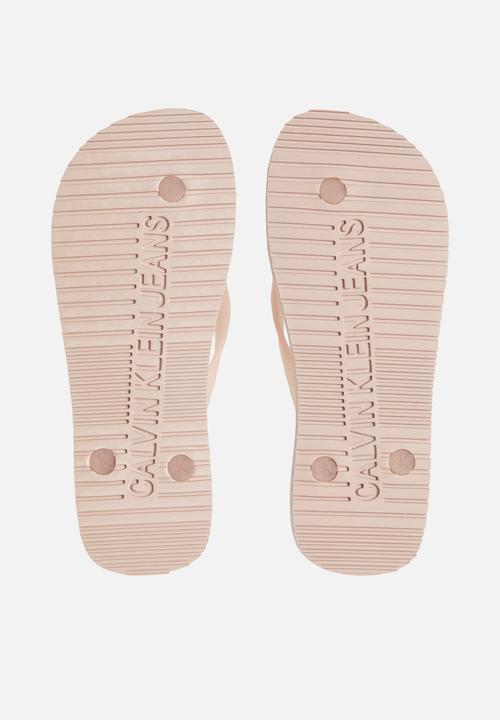 Calvin Klein - Beach sandal monogram tpu - pale conch shell
