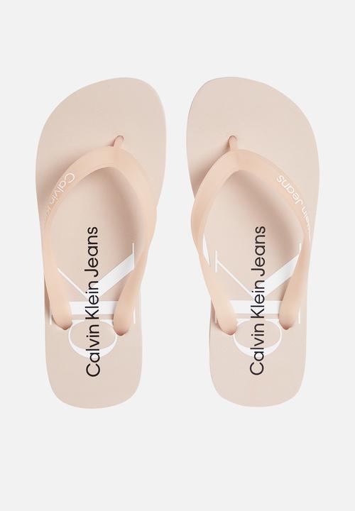 Calvin Klein - Beach sandal monogram tpu - pale conch shell