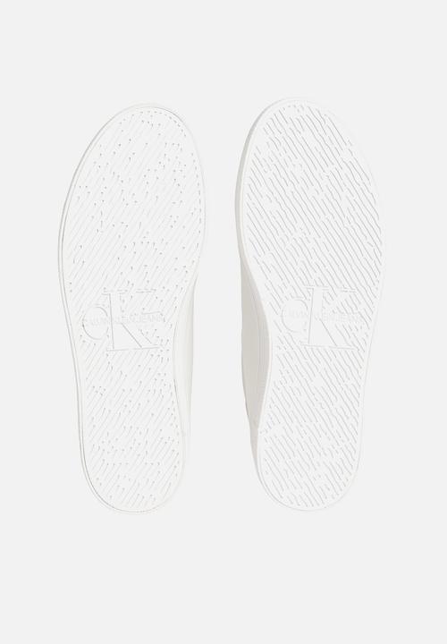 Calvin Klein - Vulcanized flatform mid cut - bright white