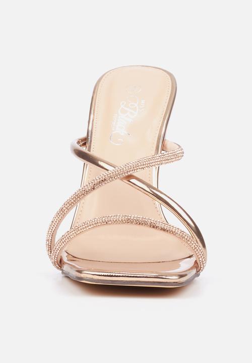 Miss Black - Samba 3 heel - rose gold