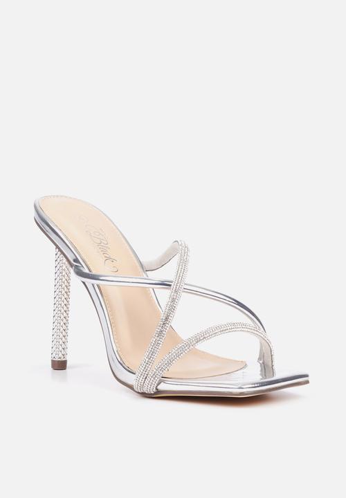 Miss Black - Samba 3 heel - silver