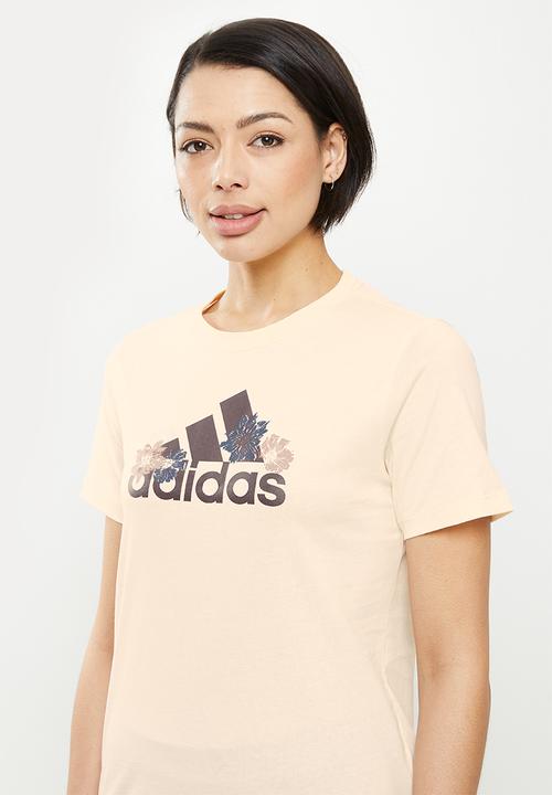 adidas Performance - W flor g tee - ecru tint