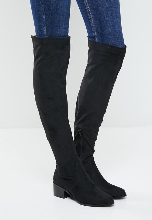 Steve Madden - Sadie over the knee boot - black