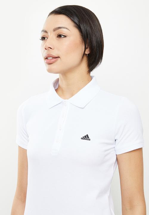 adidas Performance - Polo 2 w shirt short sleeve - white