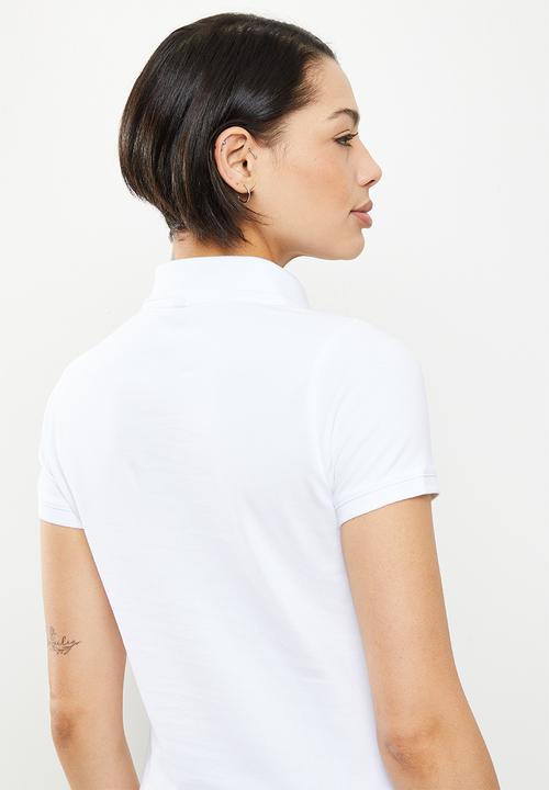 adidas Performance - Polo 2 w shirt short sleeve - white