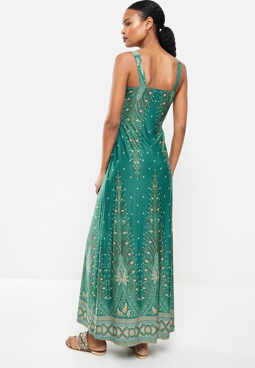 Stella Morgan - Printed maxi - green