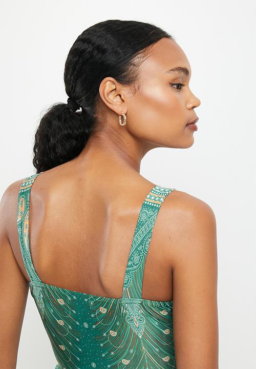 Stella Morgan - Printed maxi - green