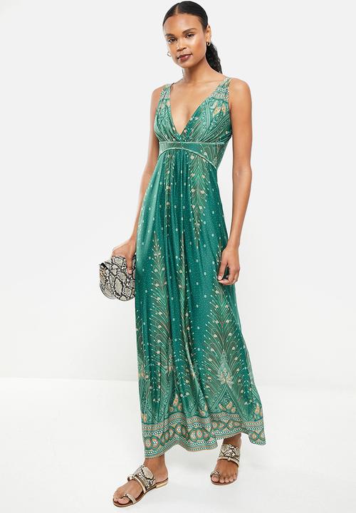 Stella Morgan - Printed maxi - green