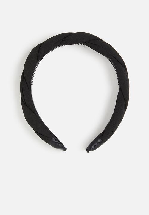 Superbalist - Plaited headband - black