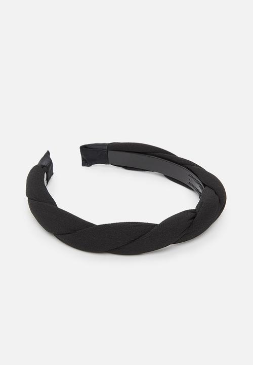 Superbalist - Plaited headband - black