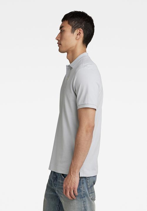 G-STAR - Dunda slim polo short sleeve - magnesium