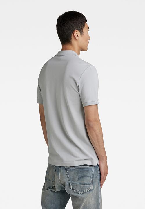 G-STAR - Dunda slim polo short sleeve - magnesium