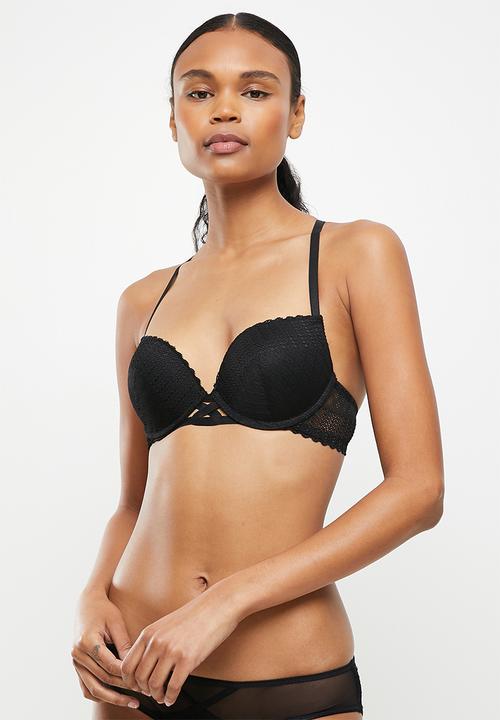 Koton - Lace maximizer bra - black
