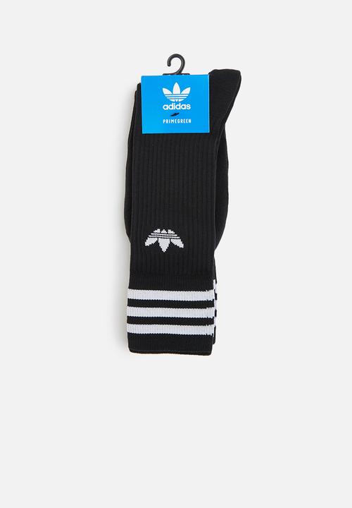 adidas Originals - Solid crew sock - black & white
