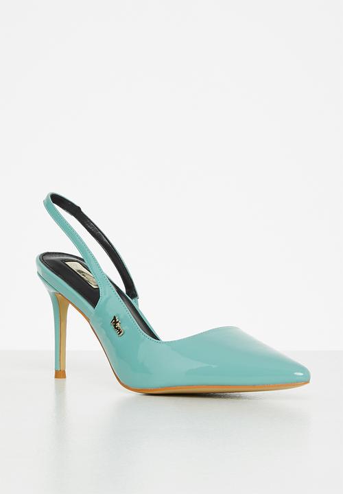 Plum - Lesedi barely there slingback heel - blue