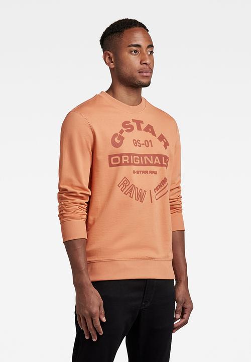 G-STAR - Originals logo gr r sw l\s - light paste