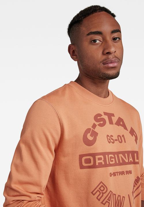 G-STAR - Originals logo gr r sw l\s - light paste