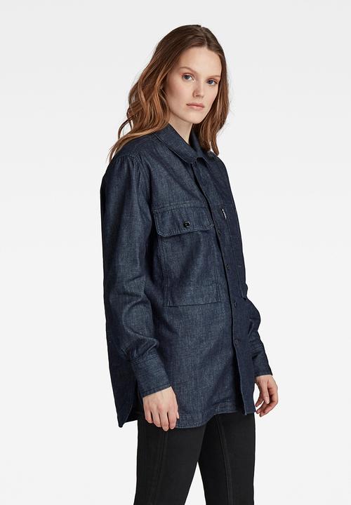 G-STAR - Boyfriend shirt - rinsed