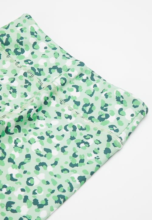 MANGO - Leggings leo - green