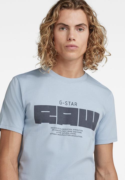 G-STAR - Raw gr slim r T-shirt - faze blue