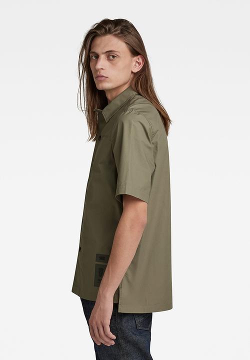 G-STAR - Hawaii commando shirt short sleeve - shamrock