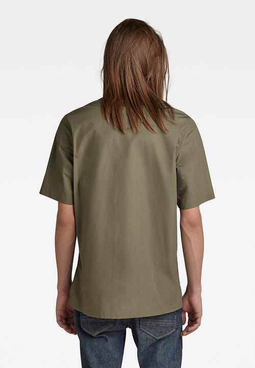 G-STAR - Hawaii commando shirt short sleeve - shamrock