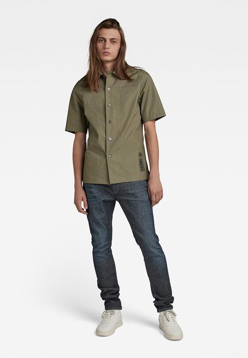 G-STAR - Hawaii commando shirt short sleeve - shamrock