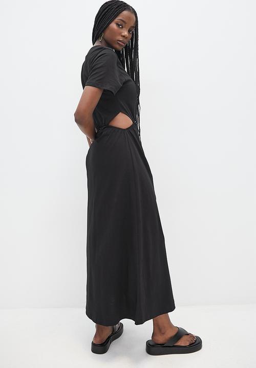 Superbalist - Cut out midi dress - black