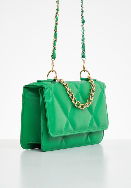 Superbalist - Quilted clutch bag - green