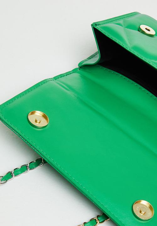 Superbalist - Quilted clutch bag - green