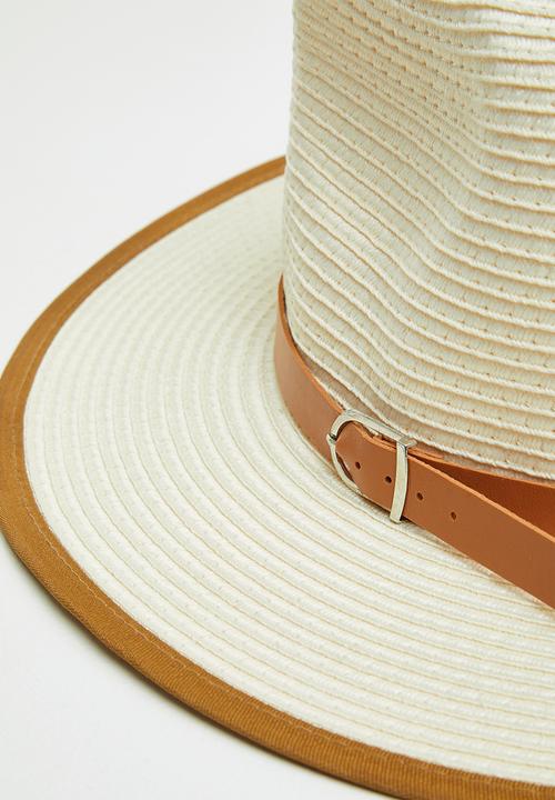 Superbalist - Raffia fedora sun hat - natural