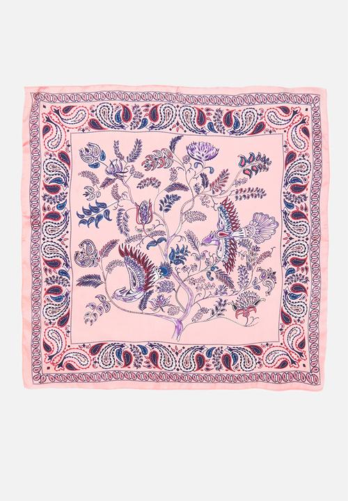 Superbalist - Paisley print neckercheif - pink