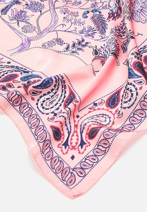 Superbalist - Paisley print neckercheif - pink