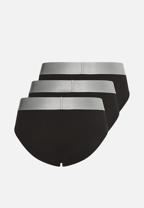 Calvin Klein - Hip brief 3 pack - black