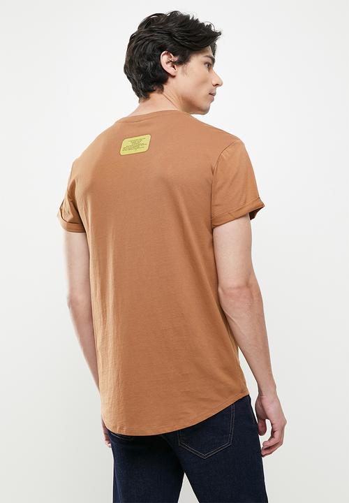 G-STAR - Raw r tee short sleeve - brown