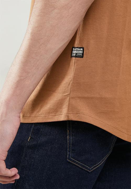 G-STAR - Raw r tee short sleeve - brown