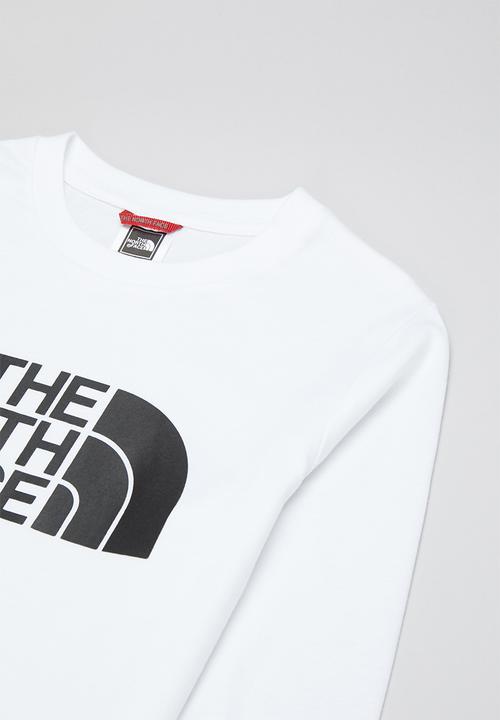 The North Face - Teens long sleeve easy tee - white