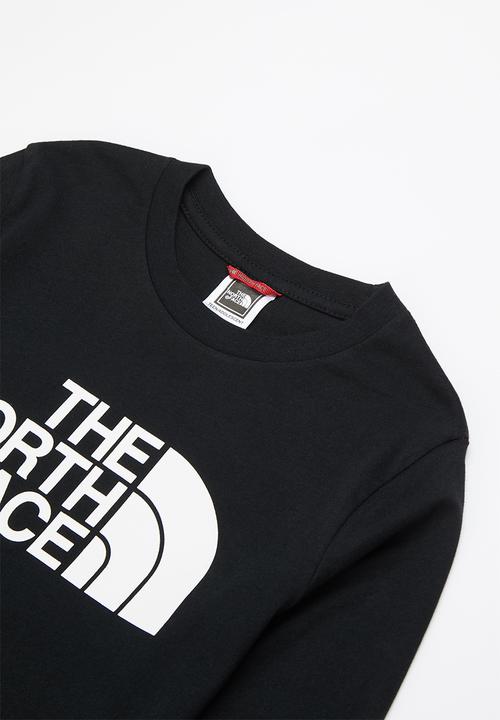 The North Face - Teens long sleeve easy tee - black