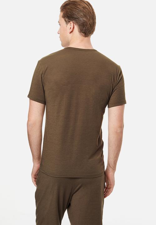 Calvin Klein - Short sleeve crew neck - aspen