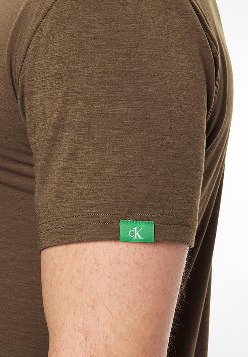 Calvin Klein - Short sleeve crew neck - aspen